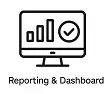 Reporting dashboard icon